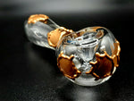 Gold Spotted Glass Pipe