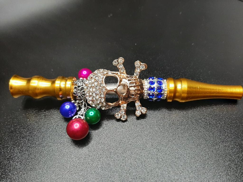 Mouthpiece Bling Holder Skull