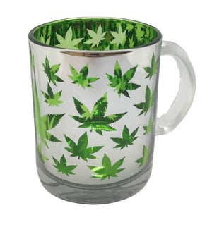 Silver/ Green Coughy Cup